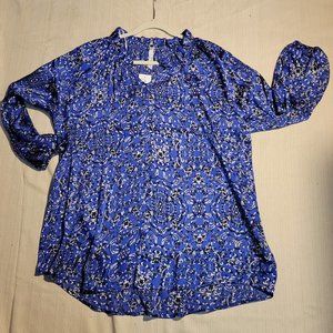 NY Collection Blue Dress Shirt - NWT